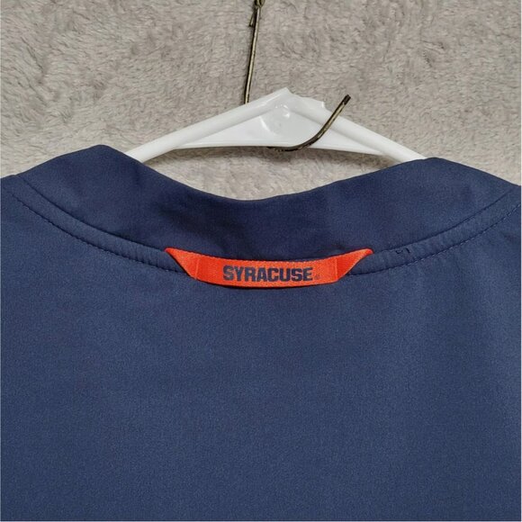 Syracuse Orange Shirt Mens XL Blue NCAA Basketball Half‎ Zip Pullover Nike Team - Picture 5 of 9
